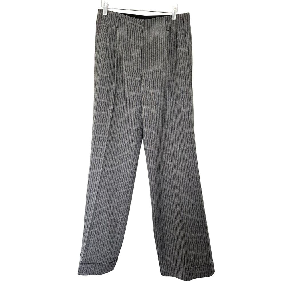 Barry Wishnow (30) Wide Leg Tuxedo Pinstripe Trousers- Quiet Luxury/Office Siren